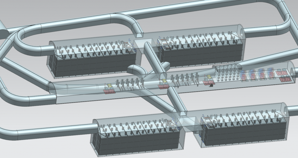 The modular DUNE detector